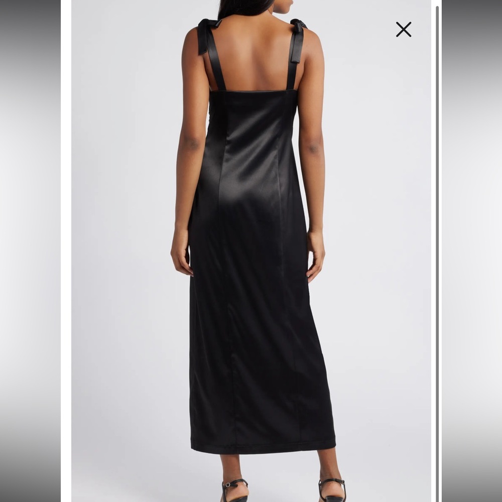 NWT WAYF Almera Lace & Satin‎ Cocktail Maxi Dress - Picture 2 of 8